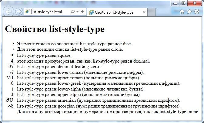 свойство list-style-type